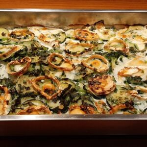 Gratin de courgettes au fromage de chevre 2