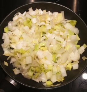 Fondue de poireaux et dendives au vin blanc et parmesan 6