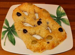 Fougasse aux olives noires et vertes 19