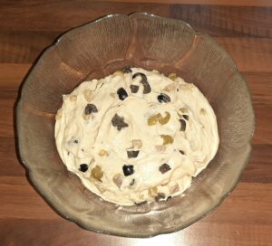 Fougasse aux olives noires et vertes 7