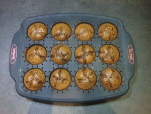 Muffins a la puree de cajou noisettes cacao et pepites de chocolat 14