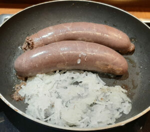 Boudin noir poêlé aux pommes