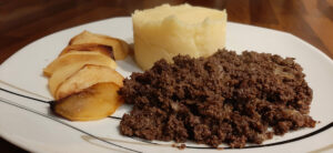 Boudin noir poêlé aux pommes