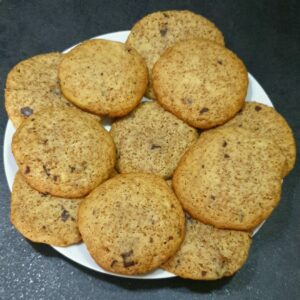 Cookies spéculoos et pépites de chocolat