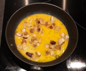 Omelette aux cèpes frais