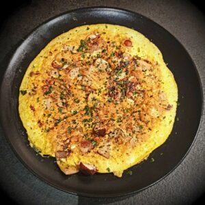 Omelette aux cèpes