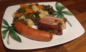 Potée au chou kale et a la saucisse de Morteau