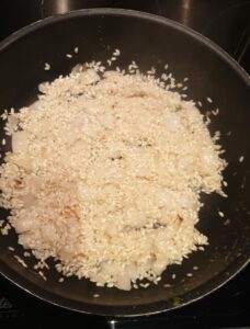 Risotto aux 3 champignons et saumon fumé