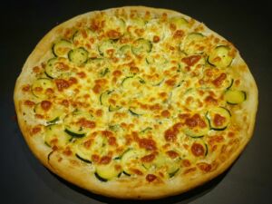 Tarte à la courgette et mozzarella