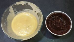 Cake au yaourt marbré à la vanille et au cacao