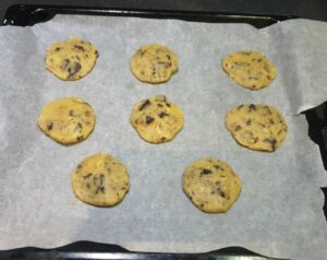 Cookies noisette et pépites de chocolat