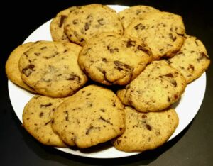 Cookies noisette et pépites de chocolat