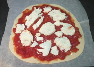 Pizza margherita maison