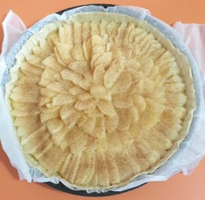 Tarte aux pommes à la cannelle