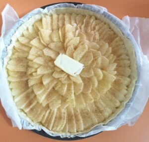 Tarte aux pommes à la cannelle