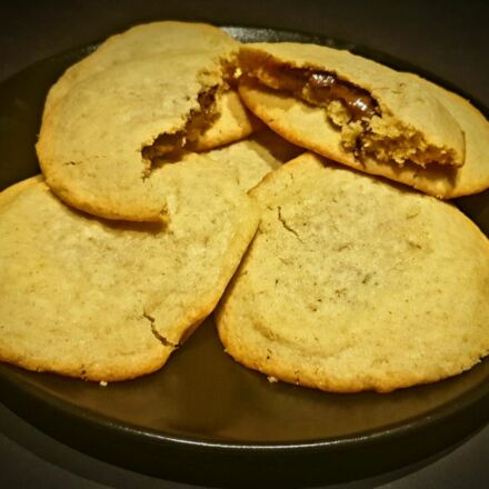 Cookies XXL fourrés au chocolat