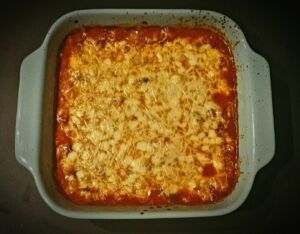 Gratin de courgettes sauce tomate mozzarella