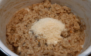 Risotto aux champignons de Paris