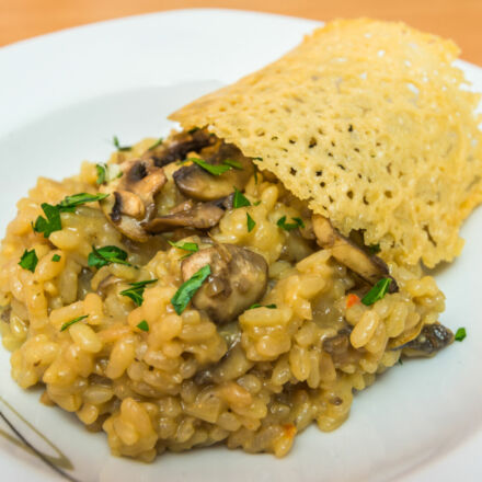 Risotto aux champignons de Paris