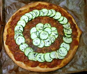 Tarte tomate courgette