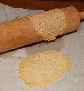 Tuiles de parmesan rapide et facile