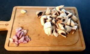 Gnocchis sauce aux champignons