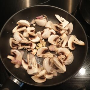 Gnocchis sauce aux champignons