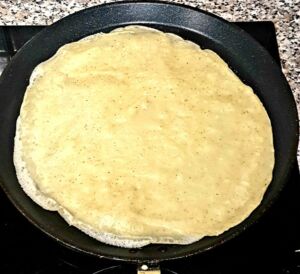 Crêpes au Thermomix (rhum, vanille et amande amère)