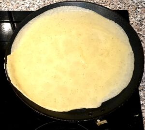 Crêpes au Thermomix (rhum, vanille et amande amère)