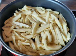 Pommes de terre rôties et sautées à la poêle