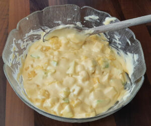 Gâteau moelleux à la mangue fraîche