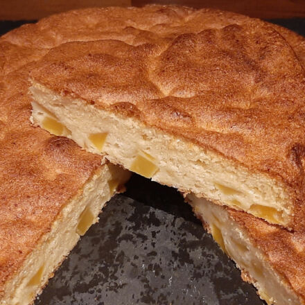 Gâteau moelleux à la mangue fraîche