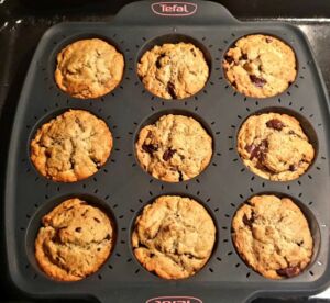 Muffins au yaourt et aux pépites de chocolat