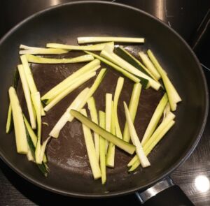 Nouilles de blé aux légumes