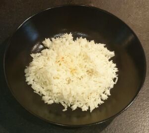 Riz à la crème et aux poivrons