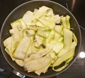 Tagliatelles de courgettes