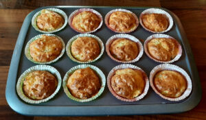 Muffins pommes de terre courgettes jambon