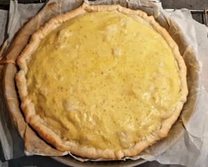 Quiche aux trois fromages