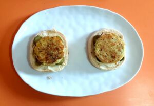 Burger végétarien aux röstis