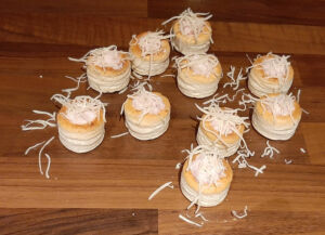 Mini bouchées à la reine jambon béchamel