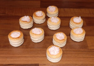 Mini bouchées à la reine jambon béchamel