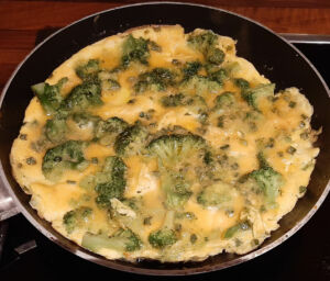 Omelette brocoli