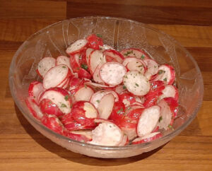 Salade de radis