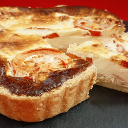 Quiche thon tomate