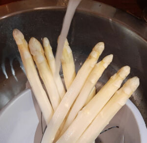 Asperges blanches cocotte minute