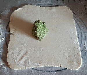 Feuilletés au pesto