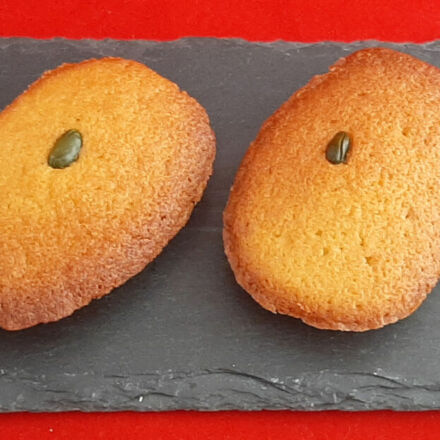 Petite madeleine à la pistache