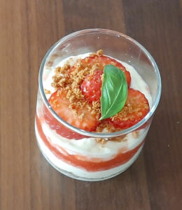 Verrine fraise spéculoos