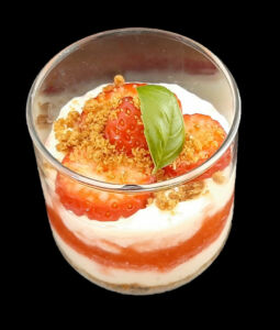 Verrine fraise spéculoos