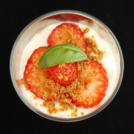 Verrine fraise spéculoos